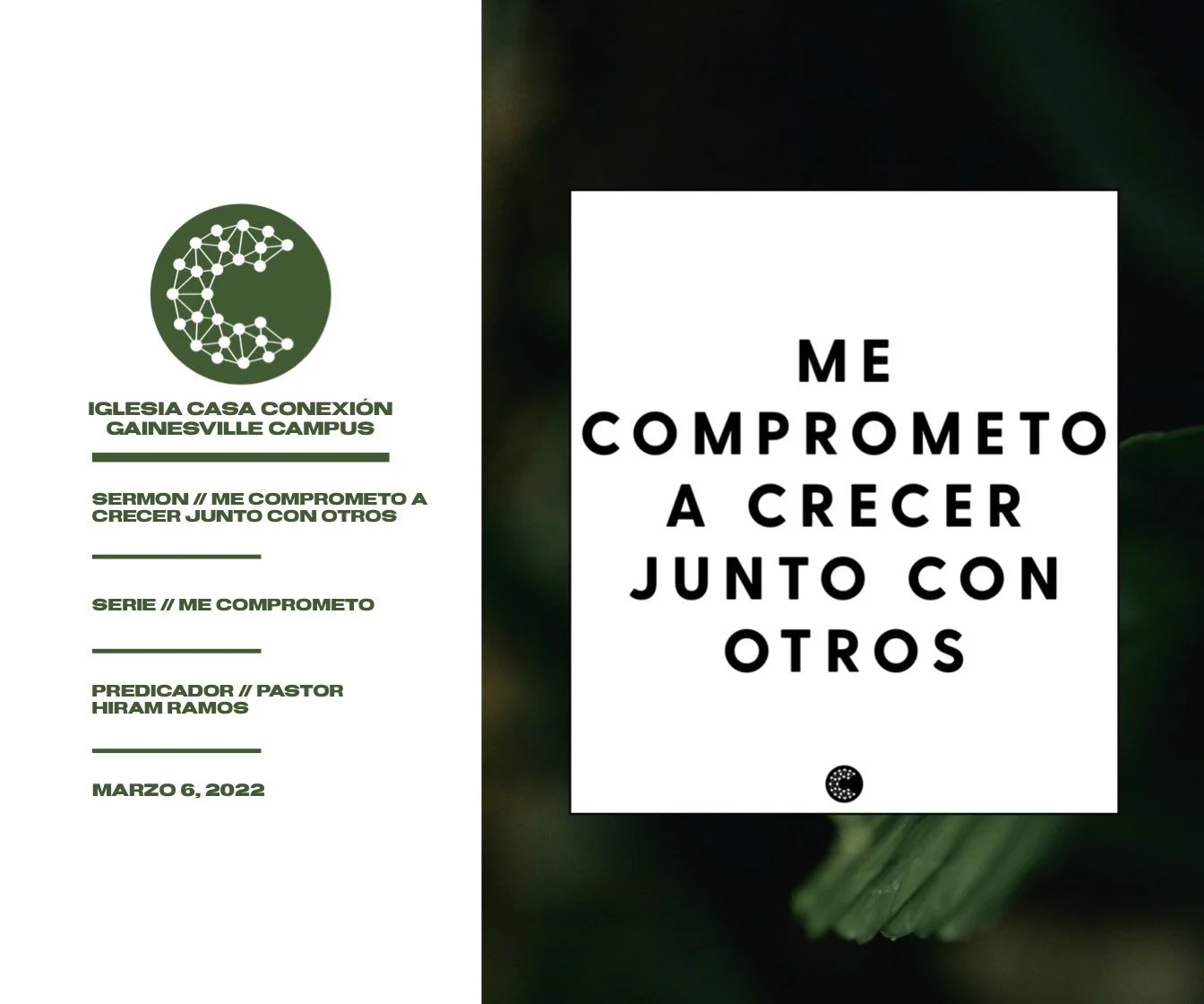 Me Comprometo A Crecer Junto Con Otros // Pastor Hiram Ramos