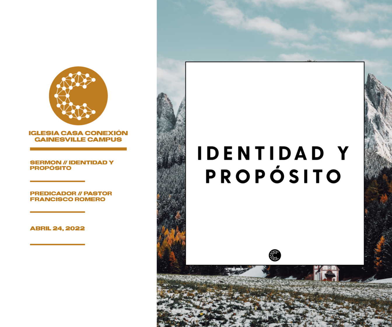 Identidad y Proposito // Pastor Francisco Romero