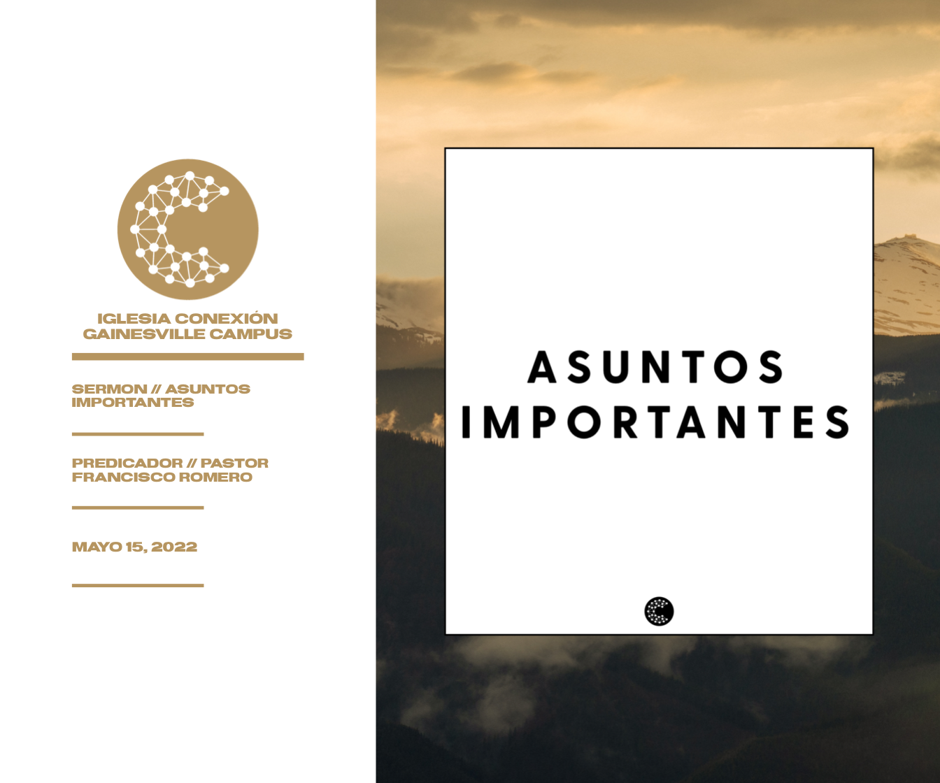 Asuntos Importantes // Pastor Francisco Romero