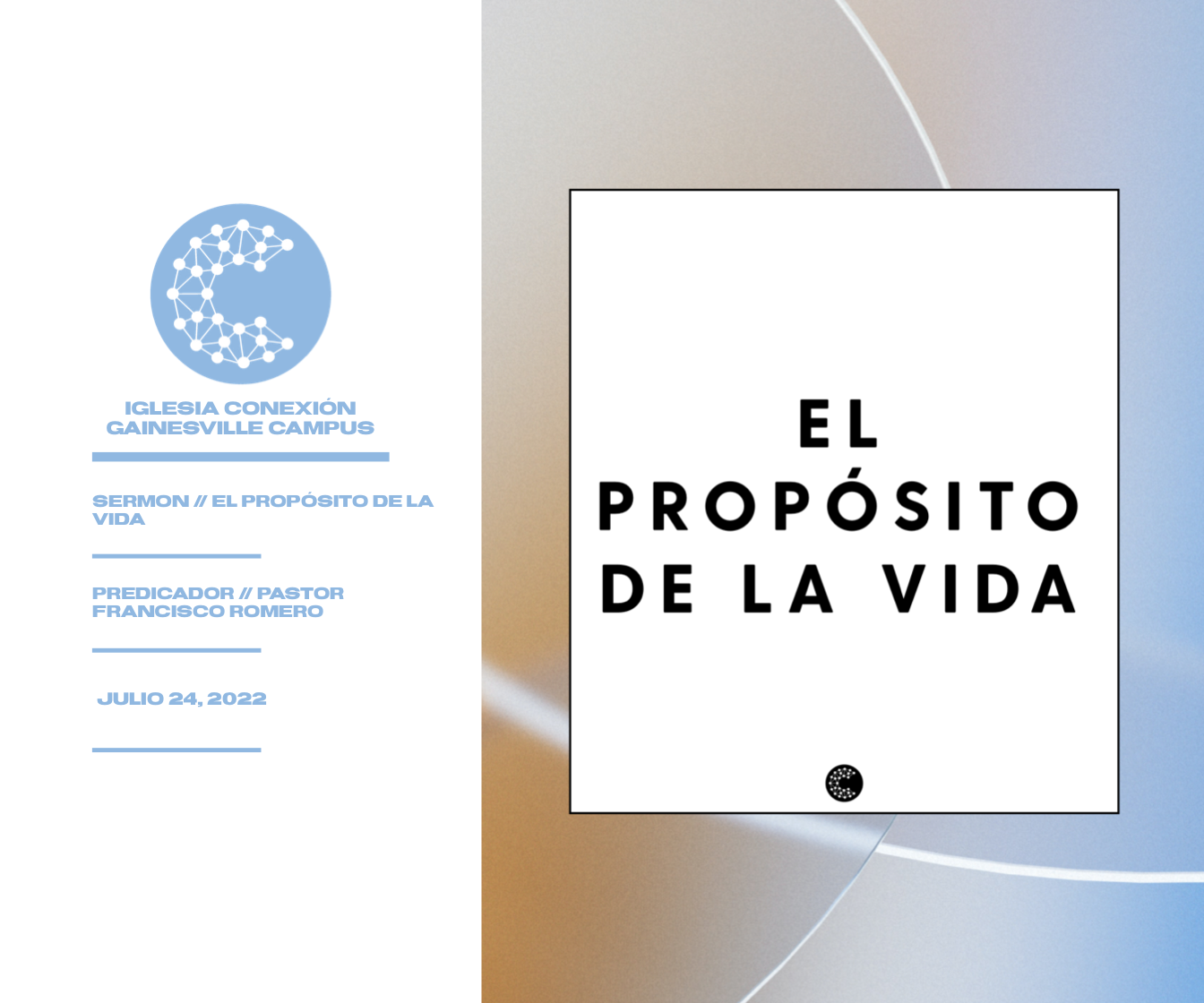 El Proposito De La Vida // Pastor Francisco Romero