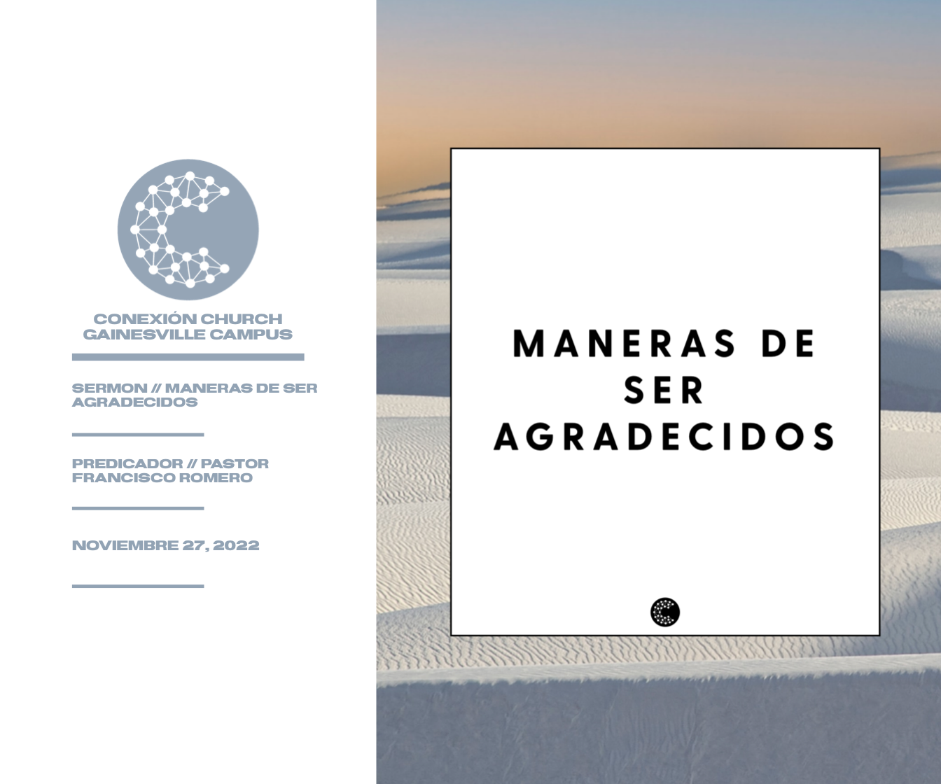 Maneras De Ser Agradecidos // Pastor Francisco Romero