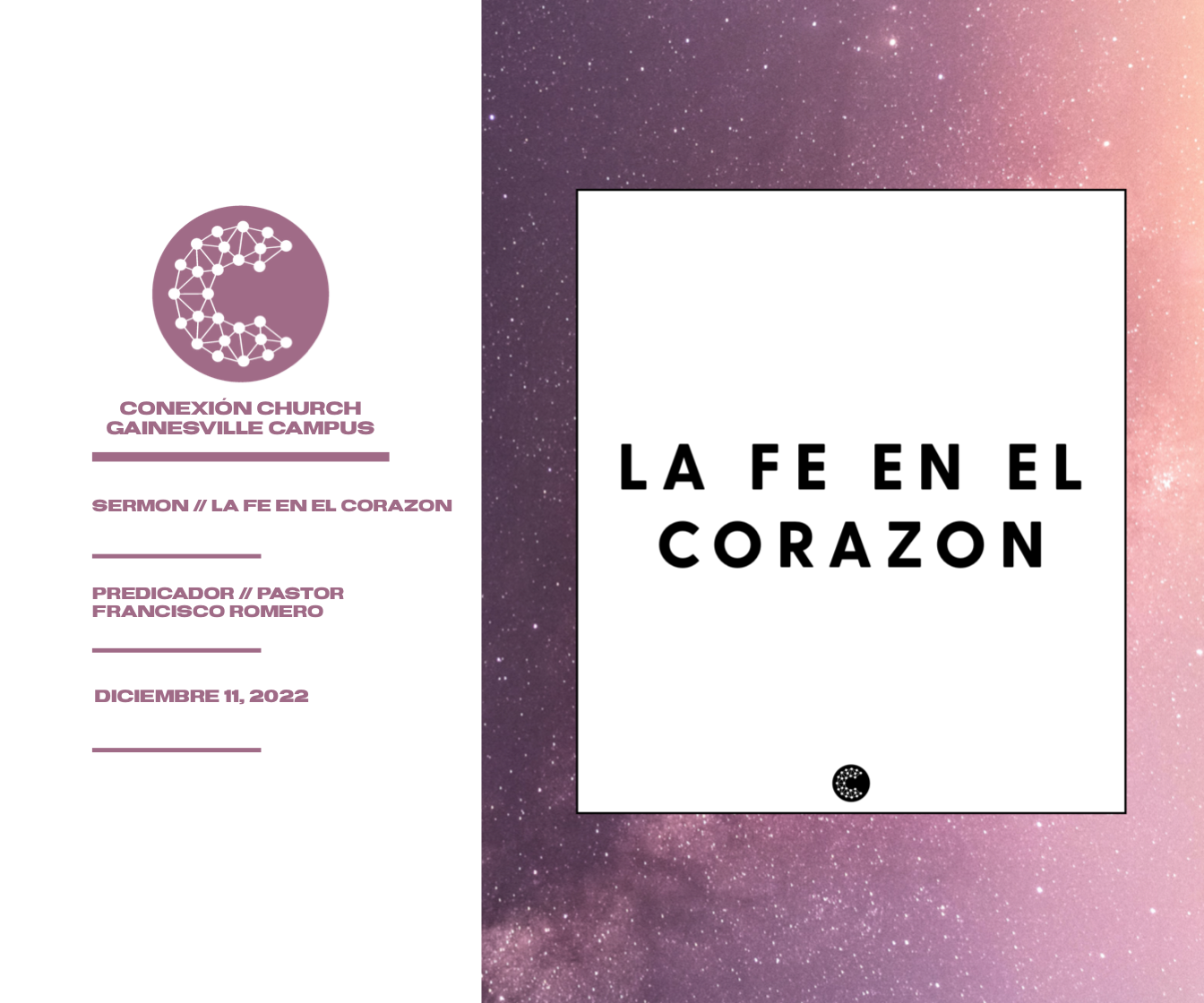 La Fe En El Corazon // Pastor Francisco Romero