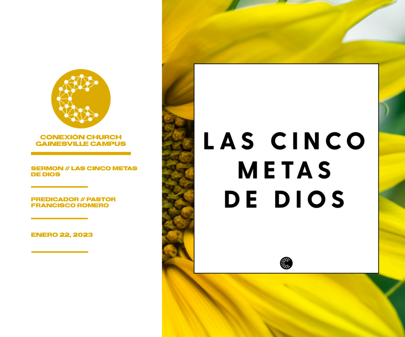 Las Cinco Metas De Dios // Pastor Francisco Romero
