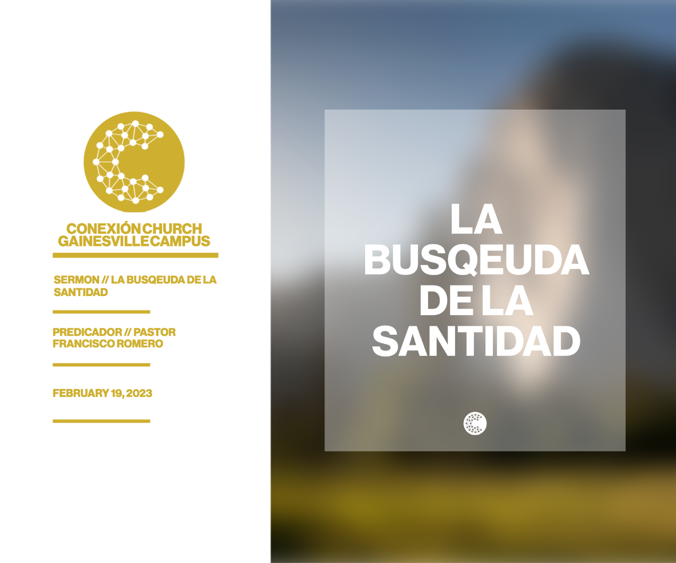 La Busqueda De La Santidad // Pastor Francisco Romero