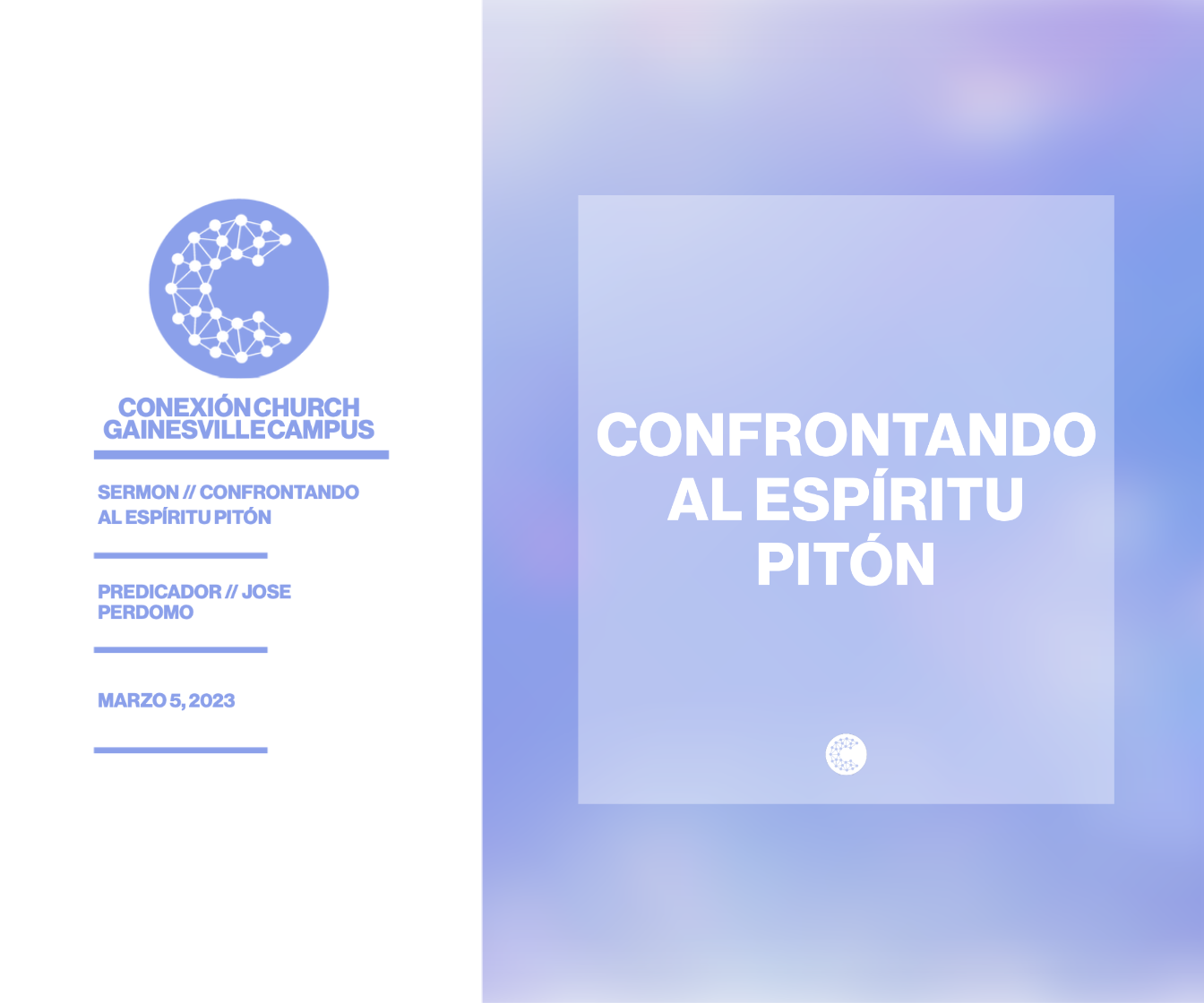 Confrontando Al Espíritu Piton // José Perdomo