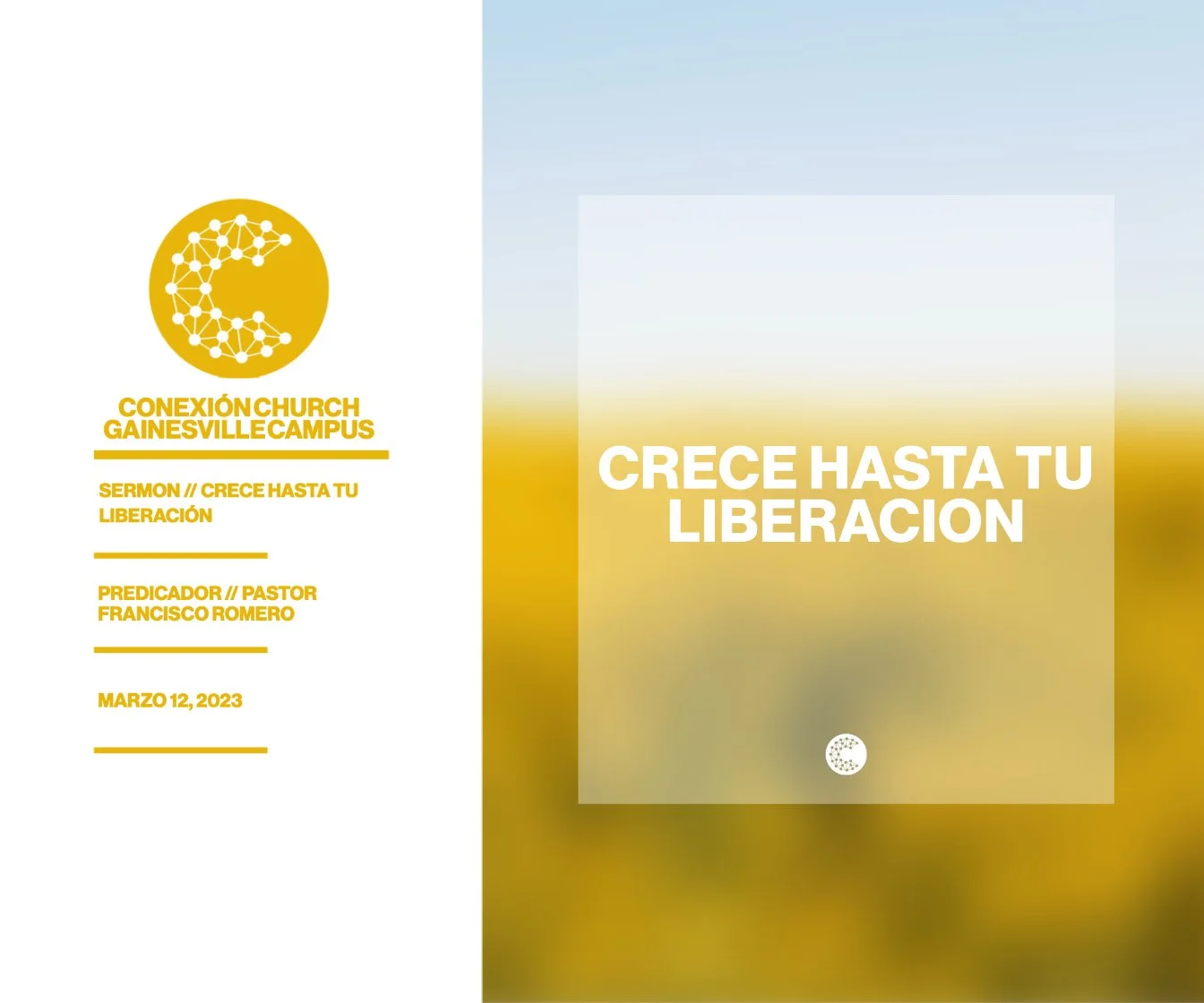 Crece Hasta Tu Liberación // Pastor Francisco Romero