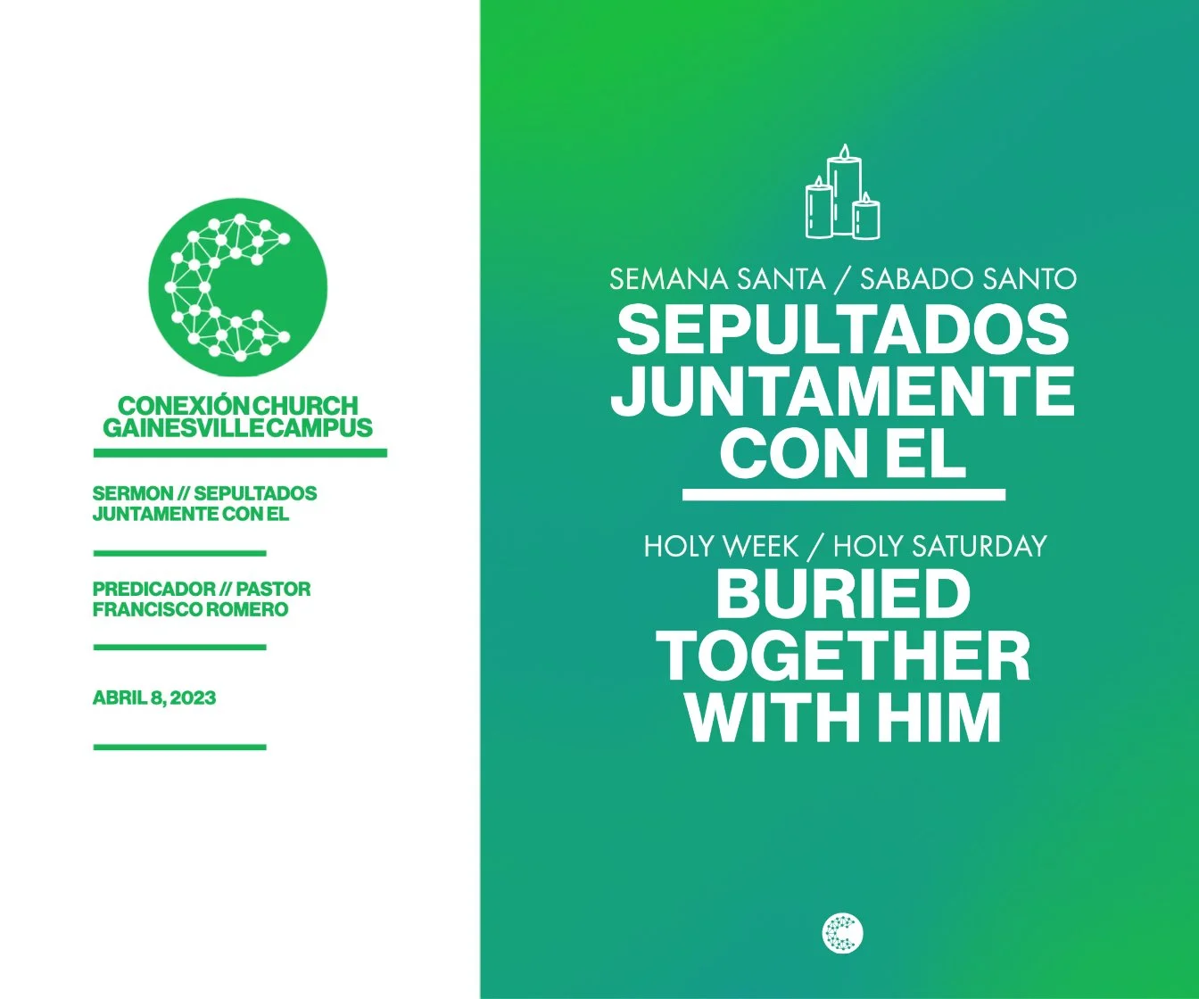 Sepultados Juntamente Con El // Pastor Francisco Romero