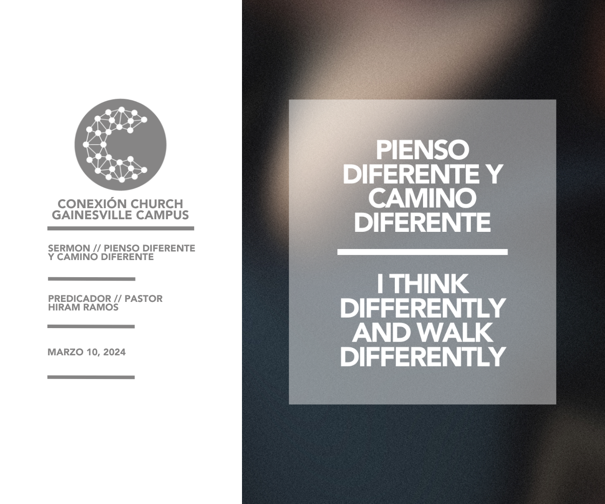 Pienso Diferente Y Camino Diferente // Pastor Francisco Romero