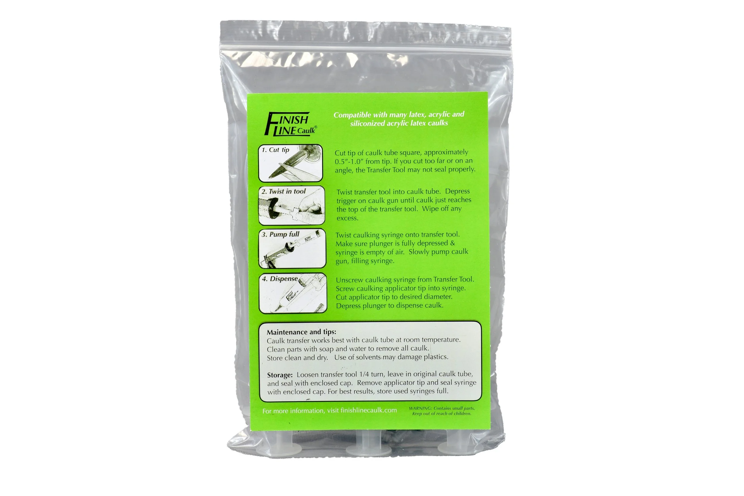 Finish Line Caulk Tool Precision Caulking Kit — Finish Line Caulk