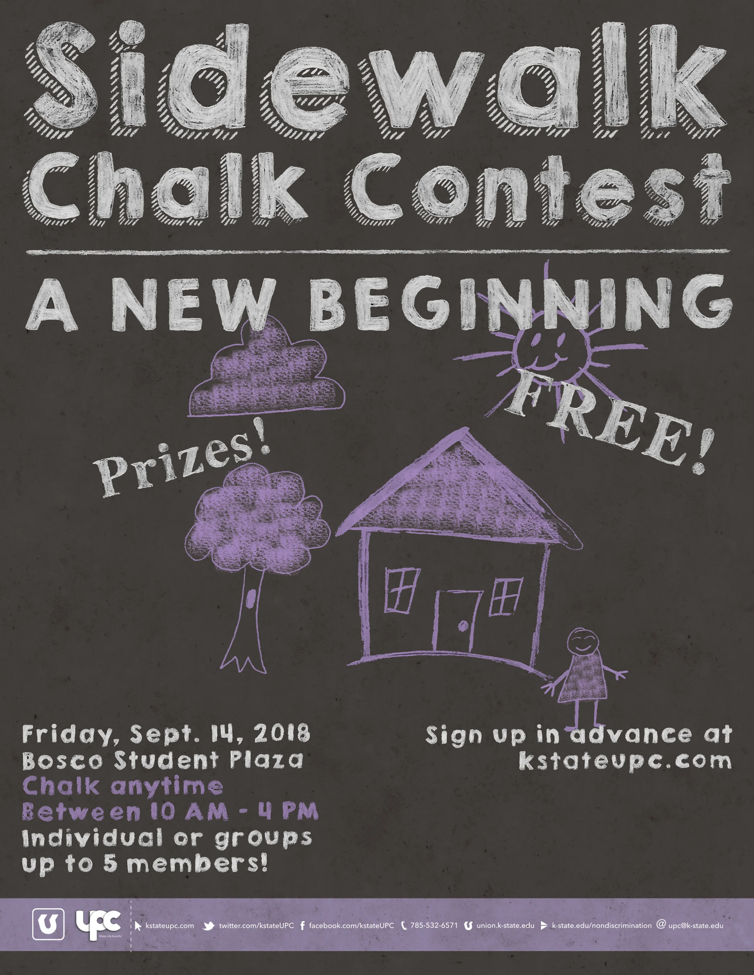 Sidewalk Chalk Contest: A New Beginning