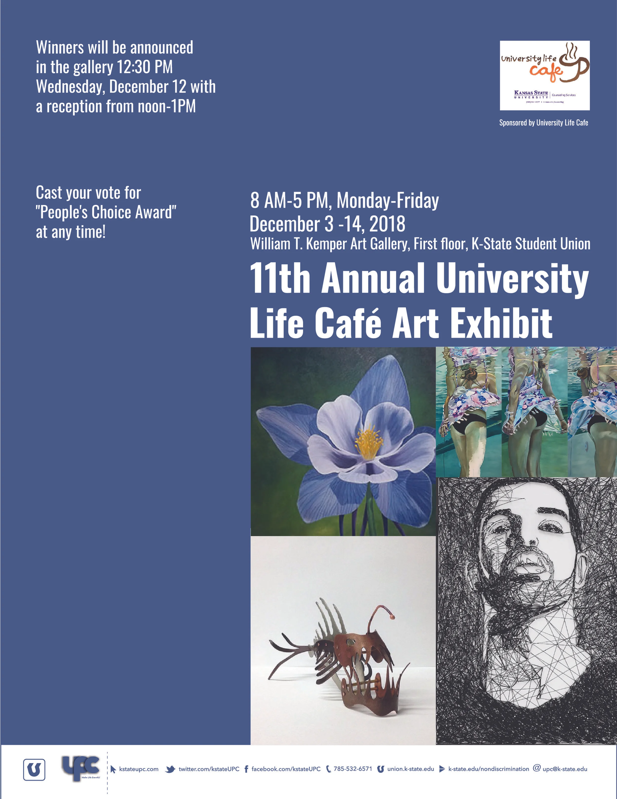 11th Annual University Life Café Art Exhibit Reception