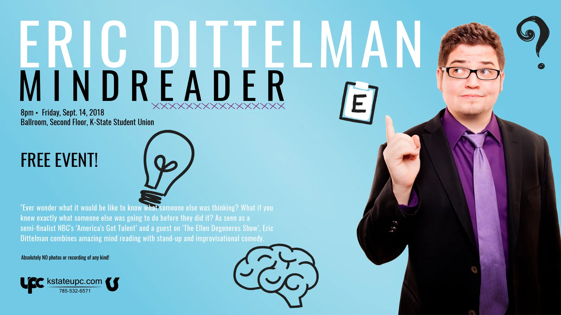 Eric Dittelman. Mindreader. 