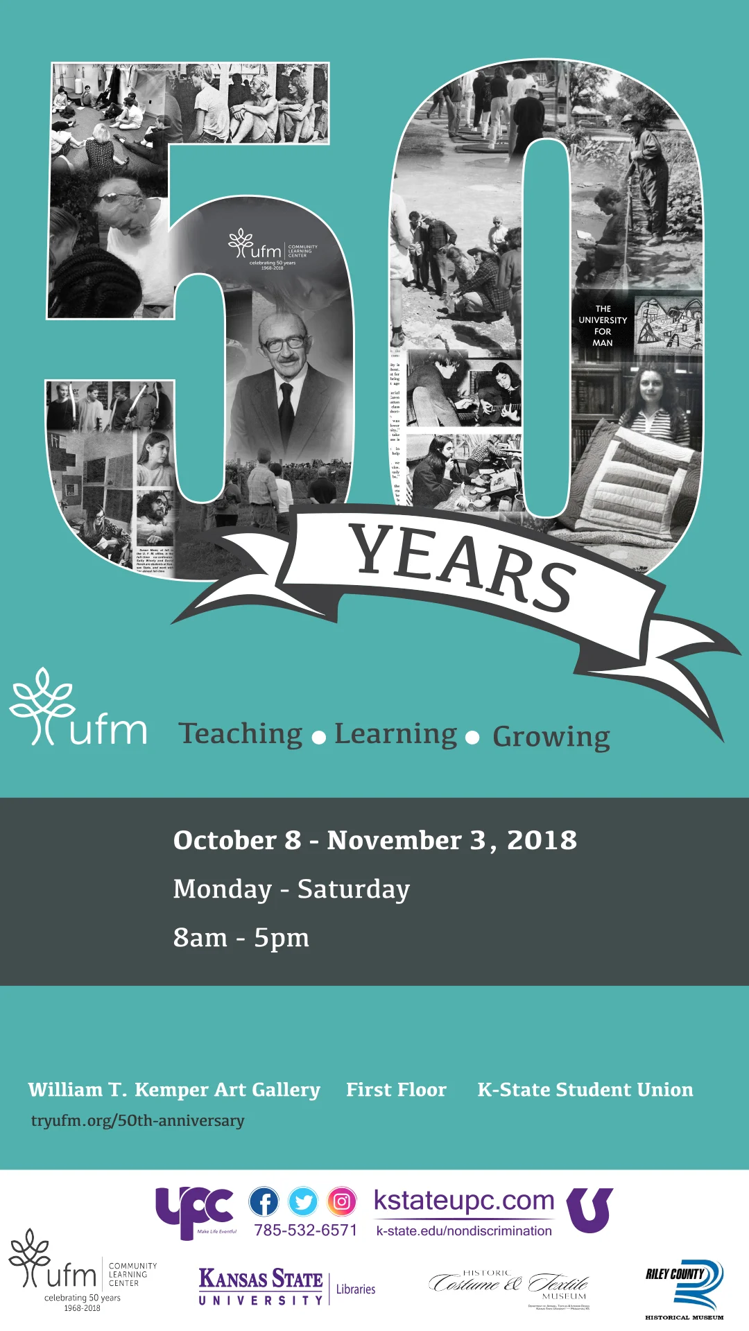 Teaching, Learning, and Growing Since 1968 Art Exhibit