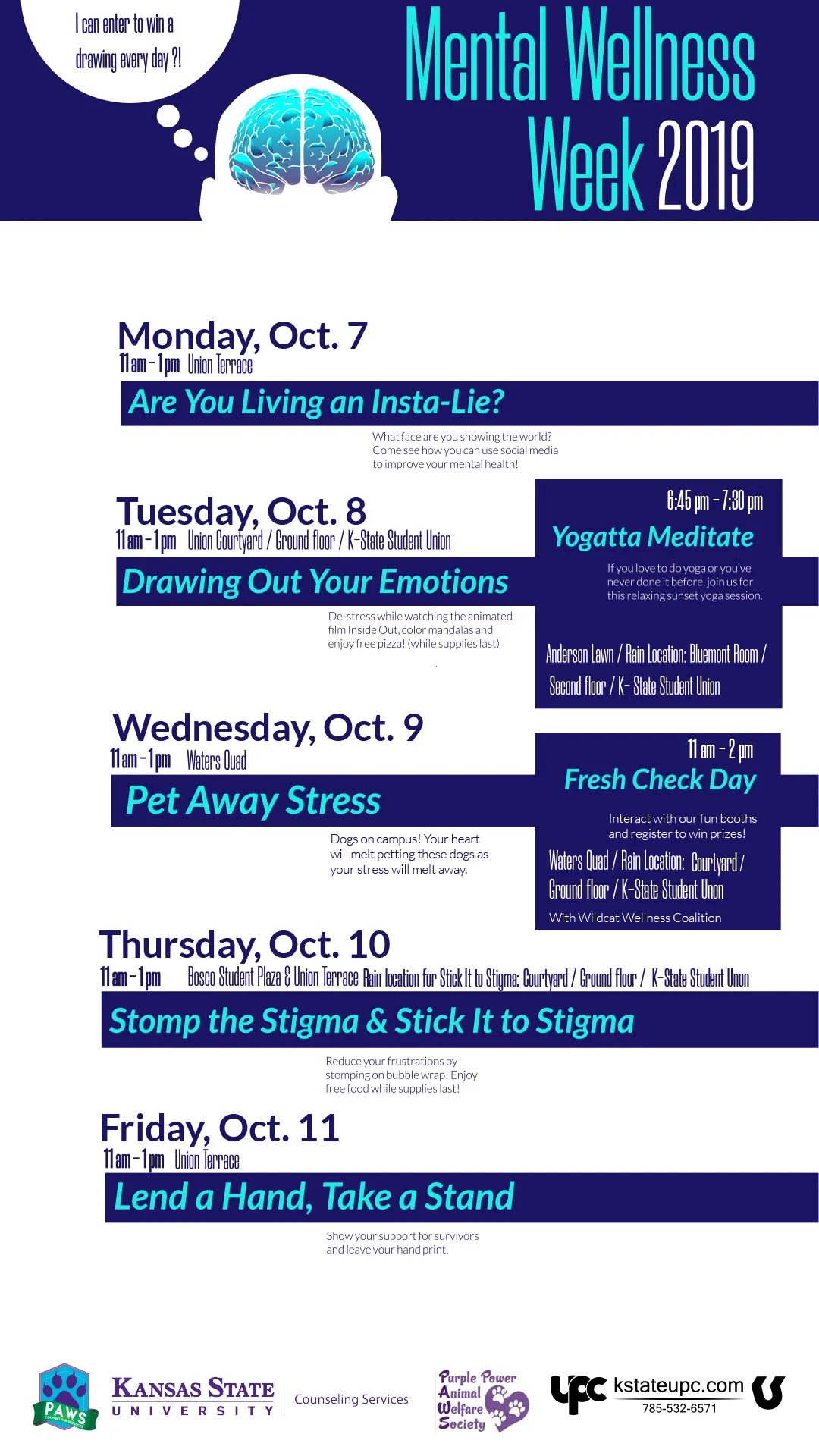 Mental Wellness Week: Stomp the Stigma &amp; Stick It to Stigma