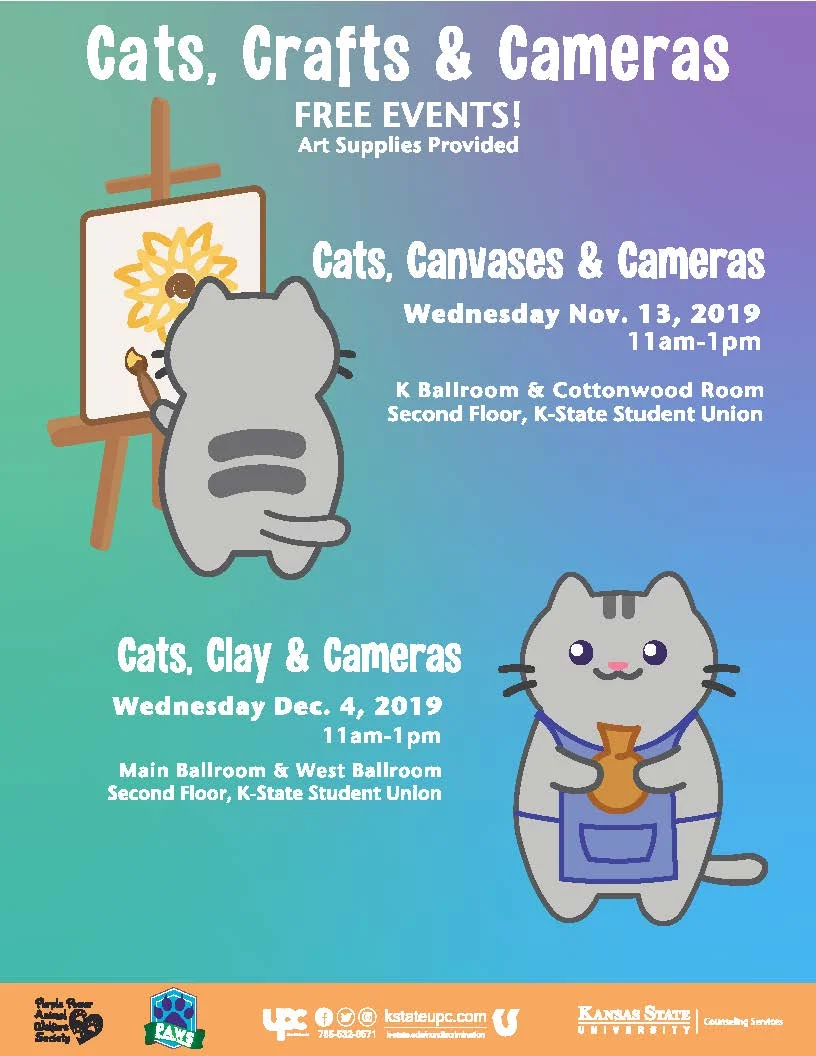CANCELLED: Cats, Clay, and Cameras