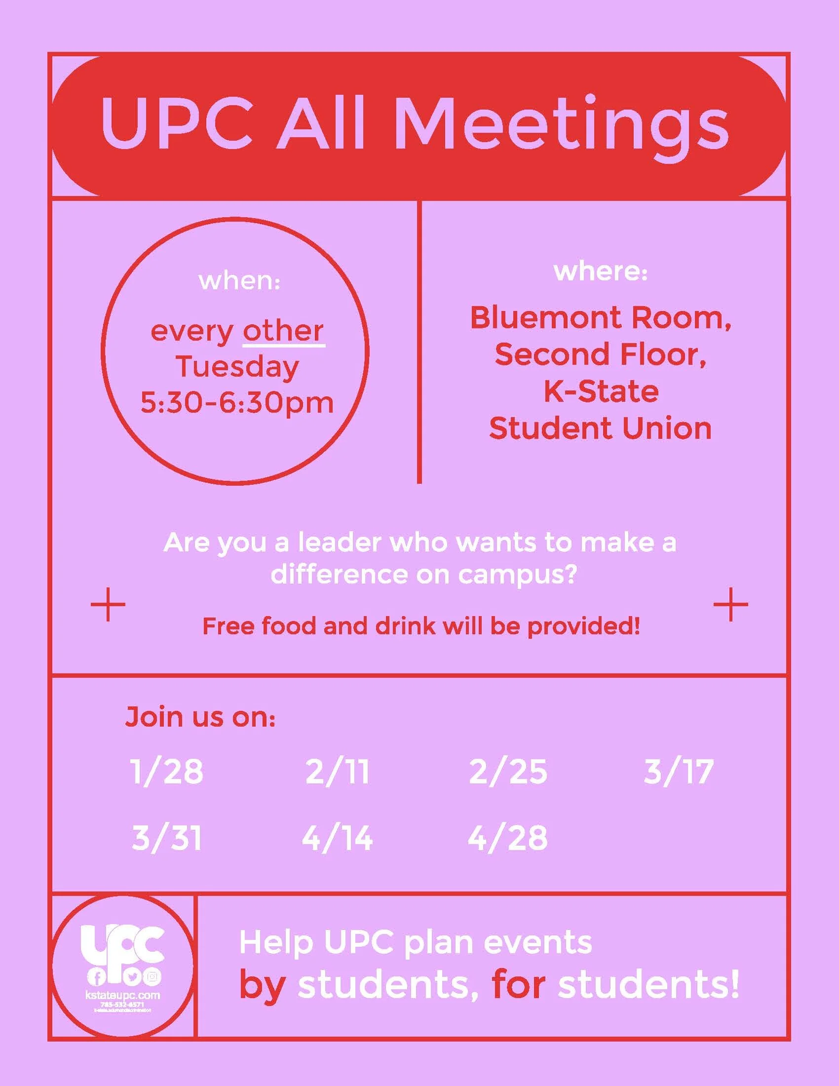 Canceled: UPC All Meeting