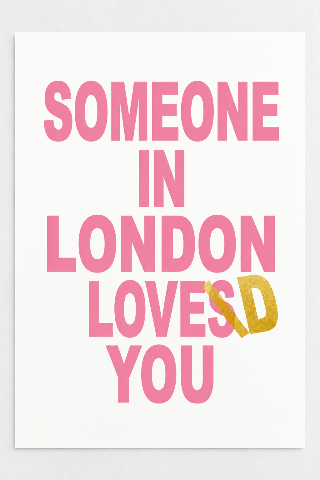 LOVED - SCREENPRINT