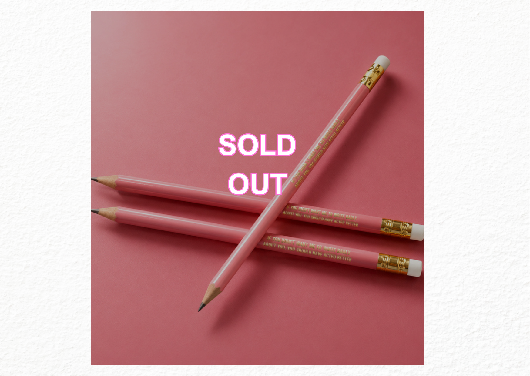 BURNBOOK Pencil