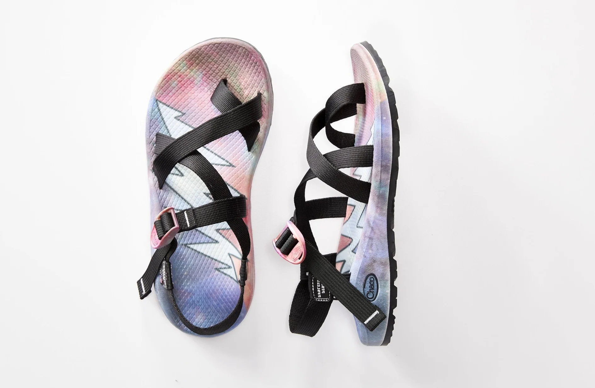 grateful dead chaco flip flops