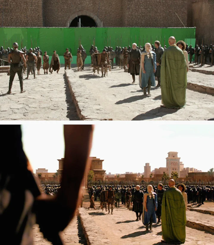 Best TV use of Green Screen - Game of thrones