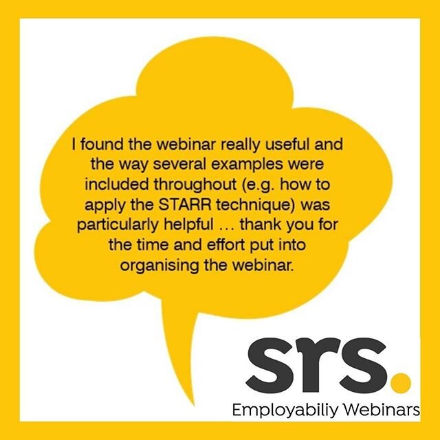 Today we entered the penultimate week in our student employability webinar series, and it was a fantastic session to kick it off. ⠀
⠀
Loads of great questions and participation from students on the webinar is what we love to see. And, of course, bril