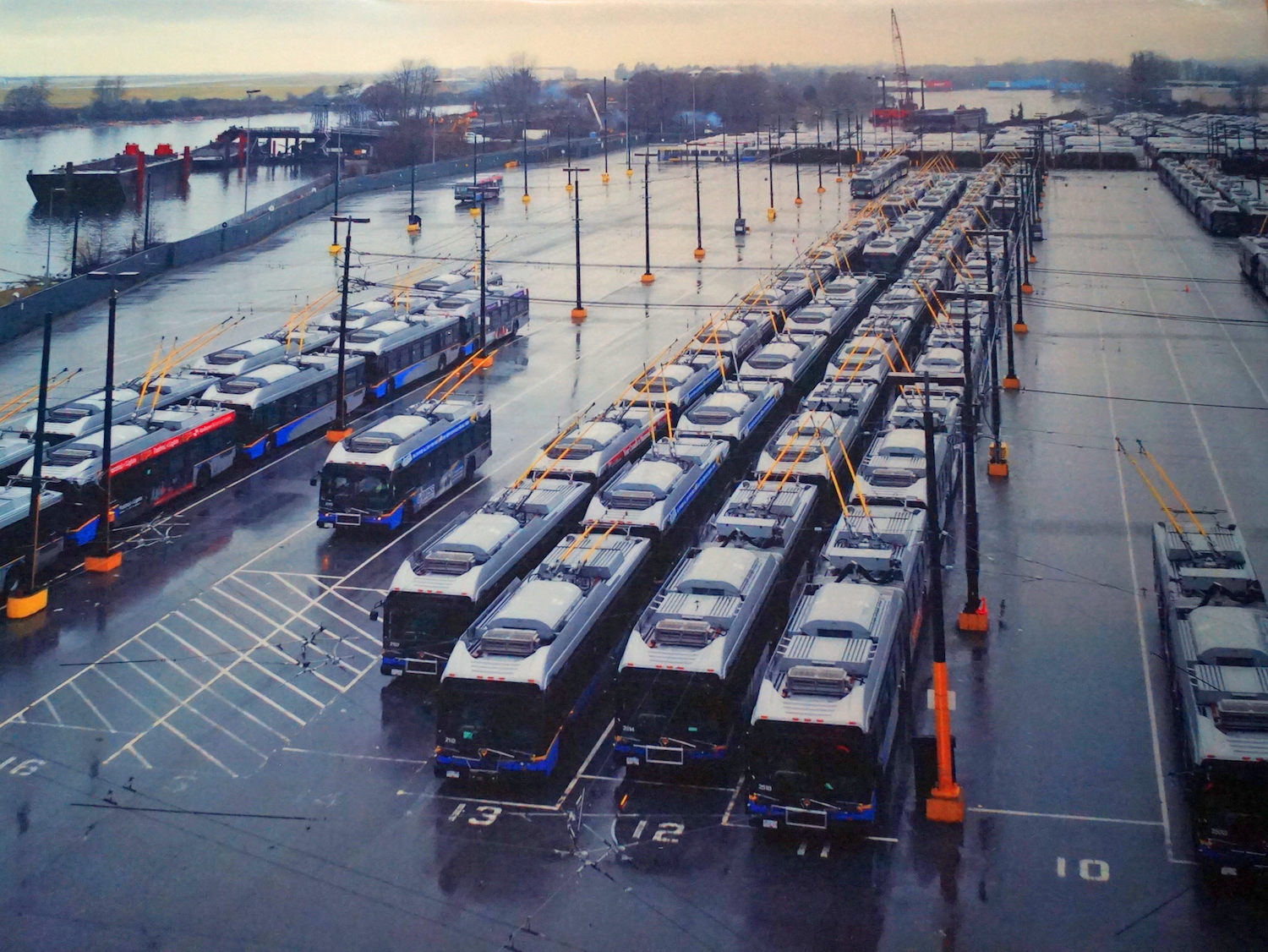 Bus Yard / North Arm, Fraser River, British Columbia