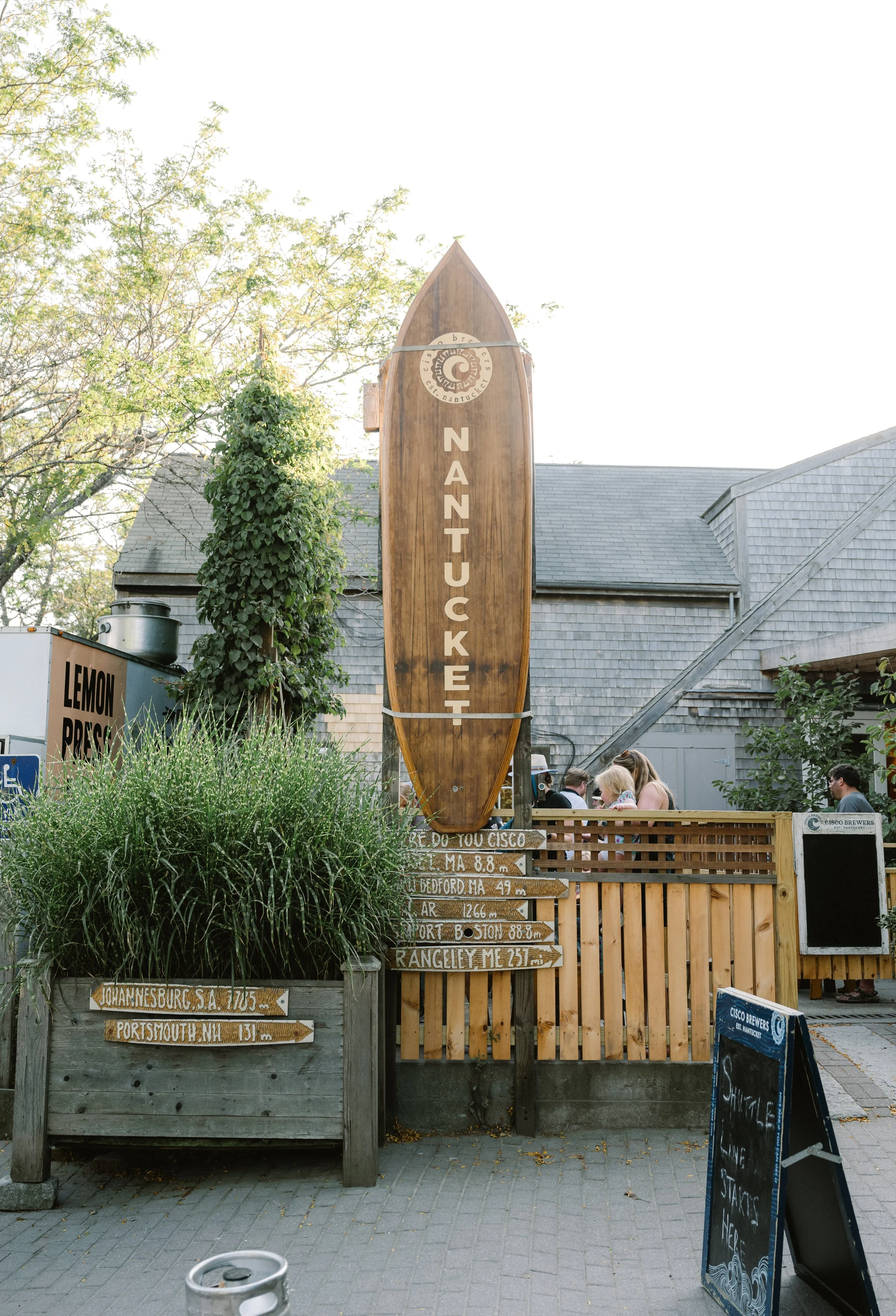 Cisco Brewery Wedding Welcome Party