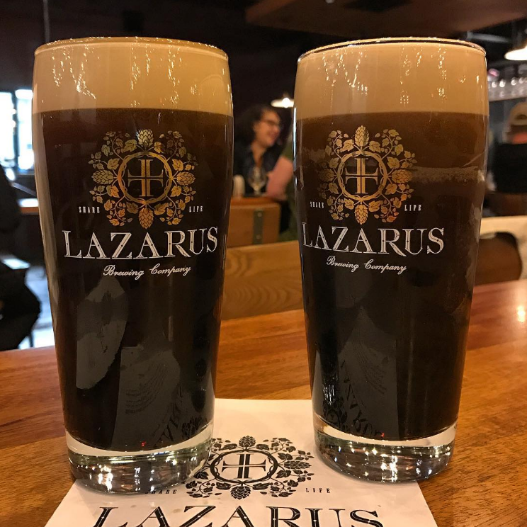 Laz 1 Patron Saint Glass — Lazarus Brewing Co.