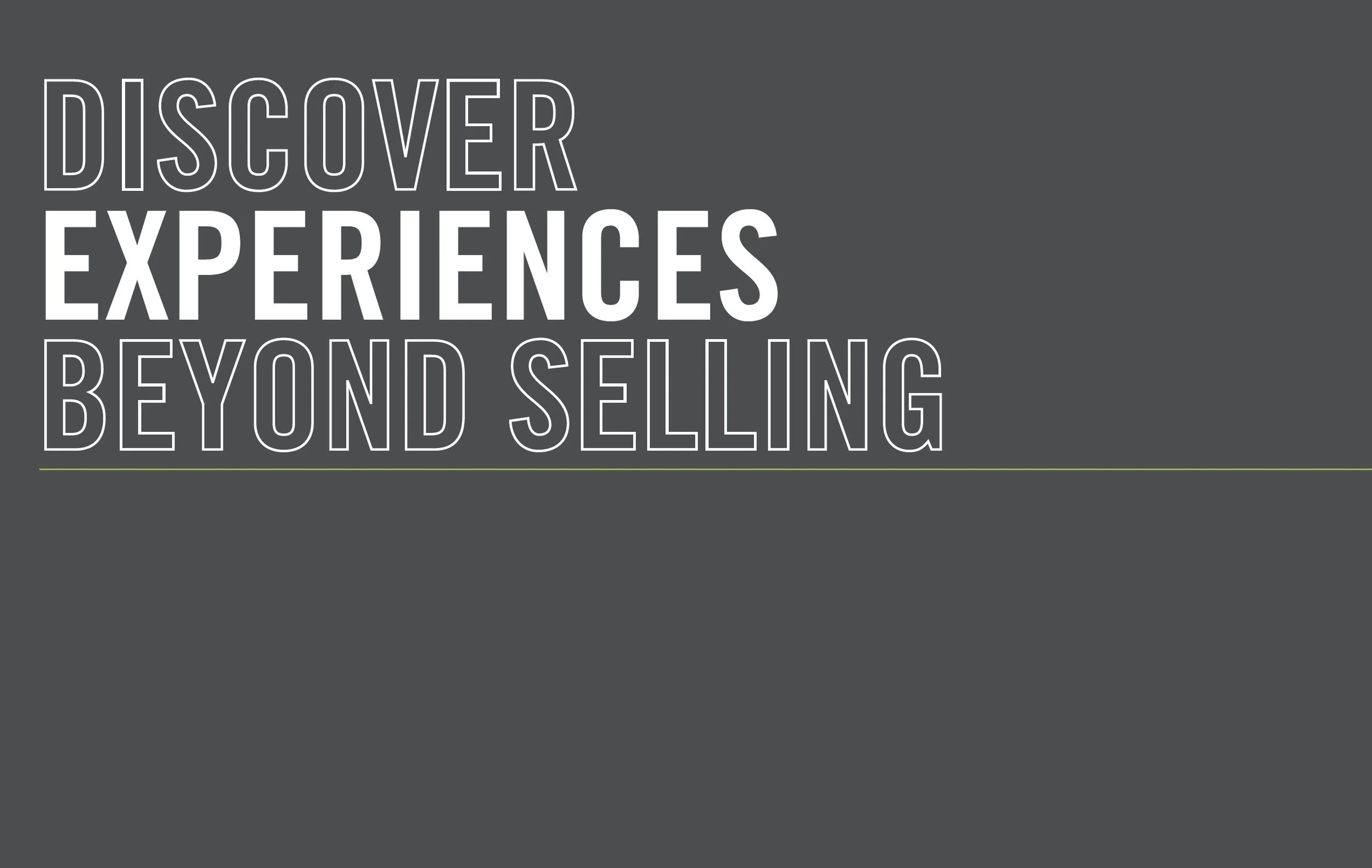 A central finding in our analysis of customer behaviors and motivations highlighted the insight that REI customers were motivated by a powerful desire for discovery, and had an uneasy relationship with traditional inventory tactics focused maximizin…