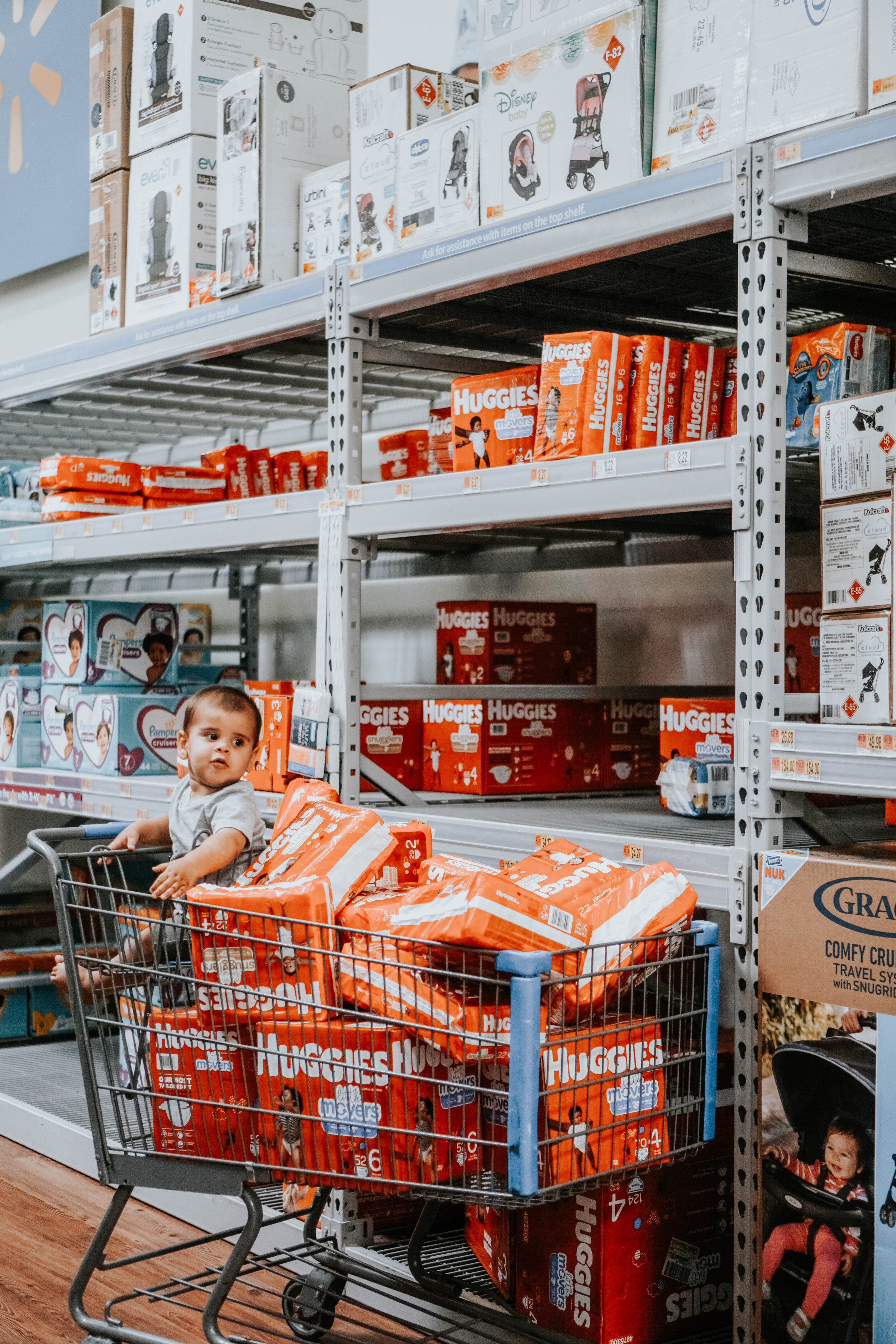 Huggies at WalMart