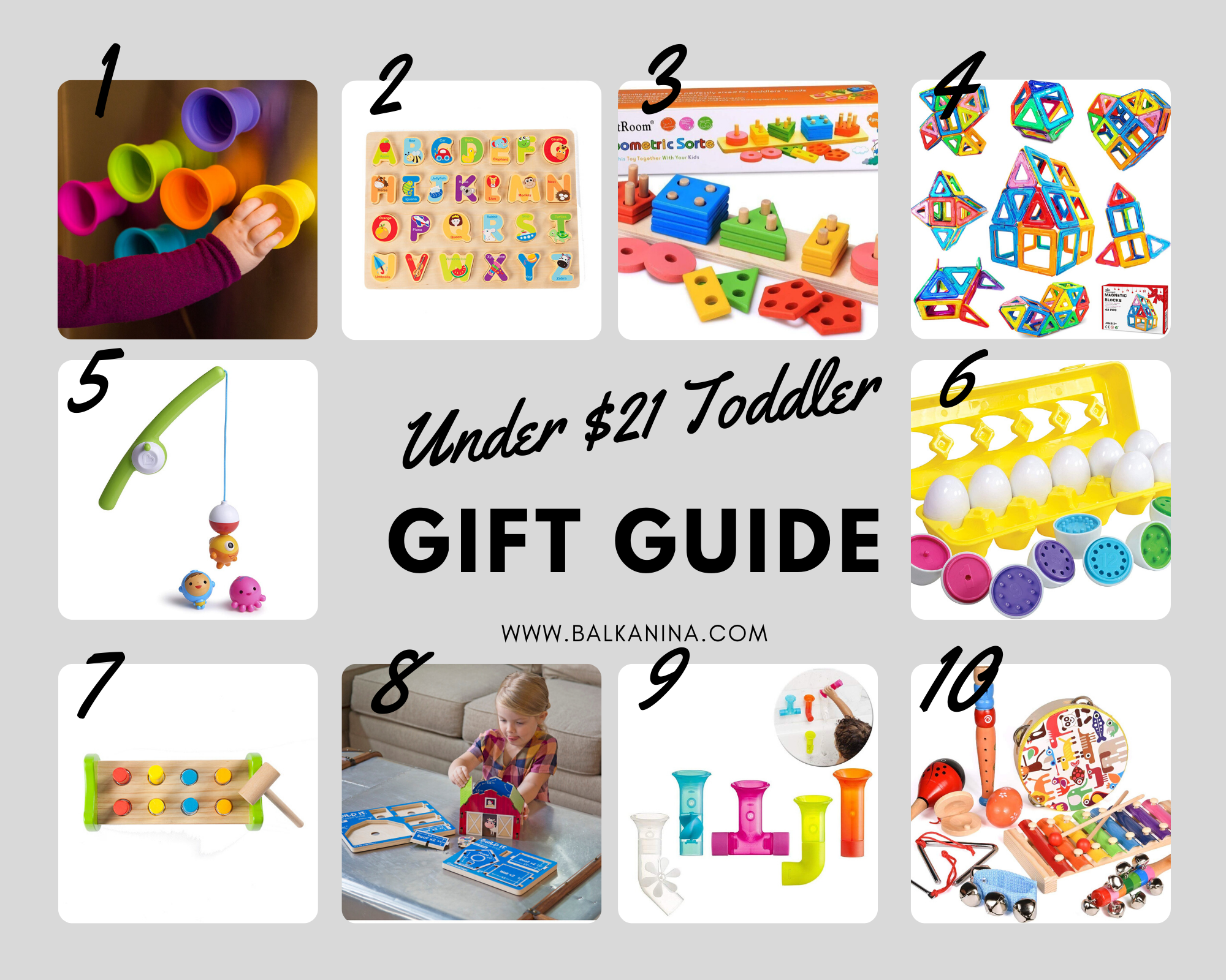 Toddler Under $21 Gift Guide