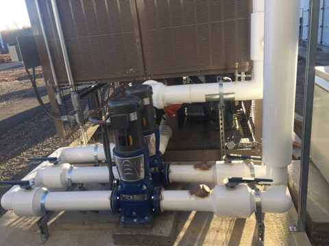 Chill Water Lines and Pumps