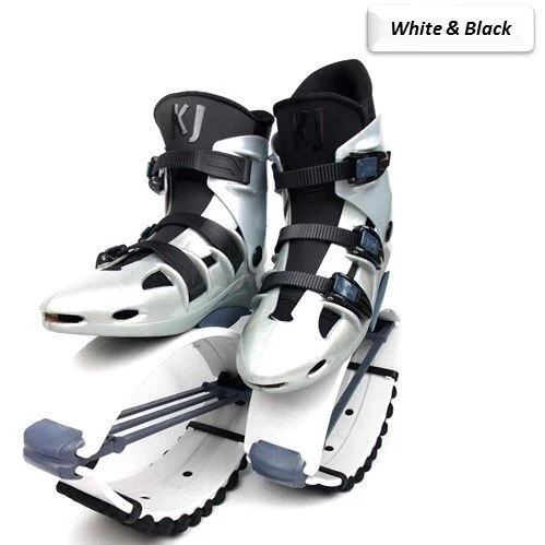 White & Black - Kangoo Jumps Rebound Shoes — Kangoo Club California