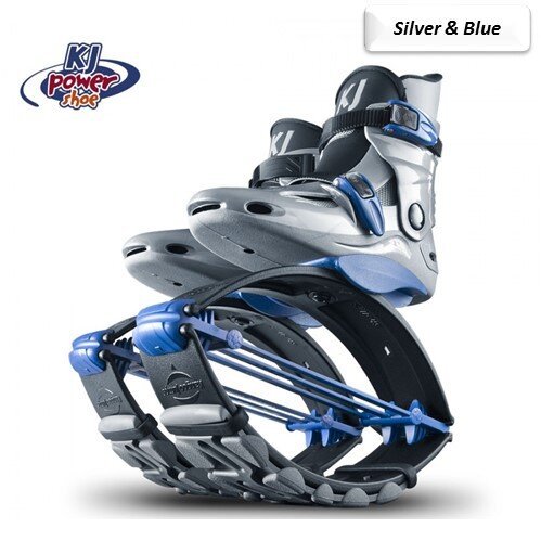 Silver & Blue - KJ Shoes for Child up to 110 lbs