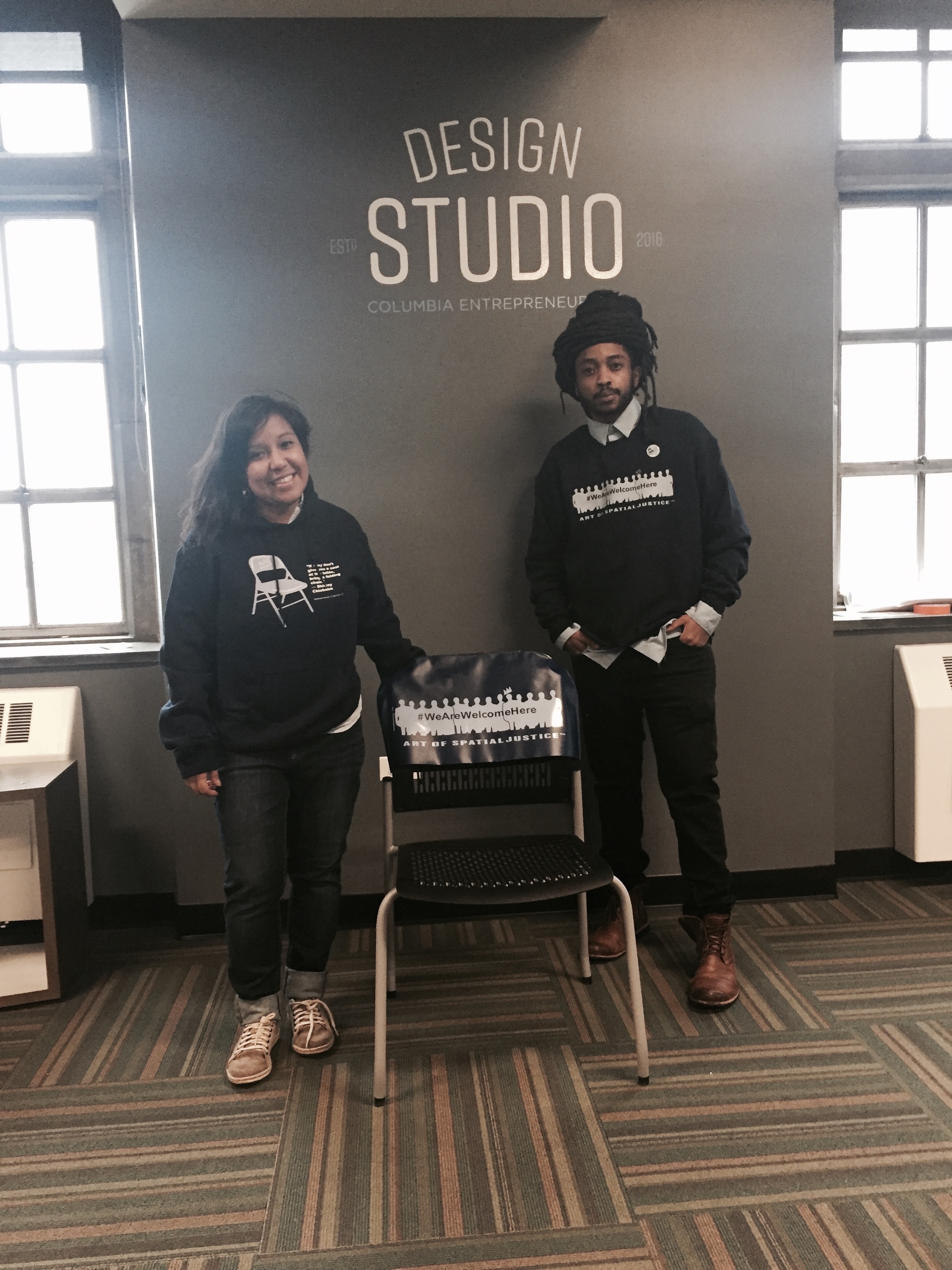 Founders Ilya & Marisol STAND at the Columbia Design Studio, New York, NY