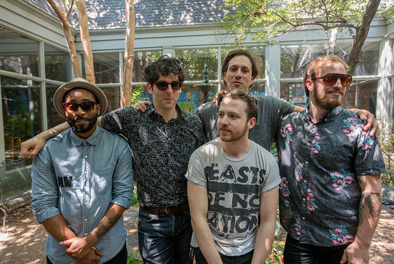 Low Cut Connie - Larry Sconton, Adam Weiner, Lucas Rinz, James Everhart, and Will Donnelly. © George Murphy