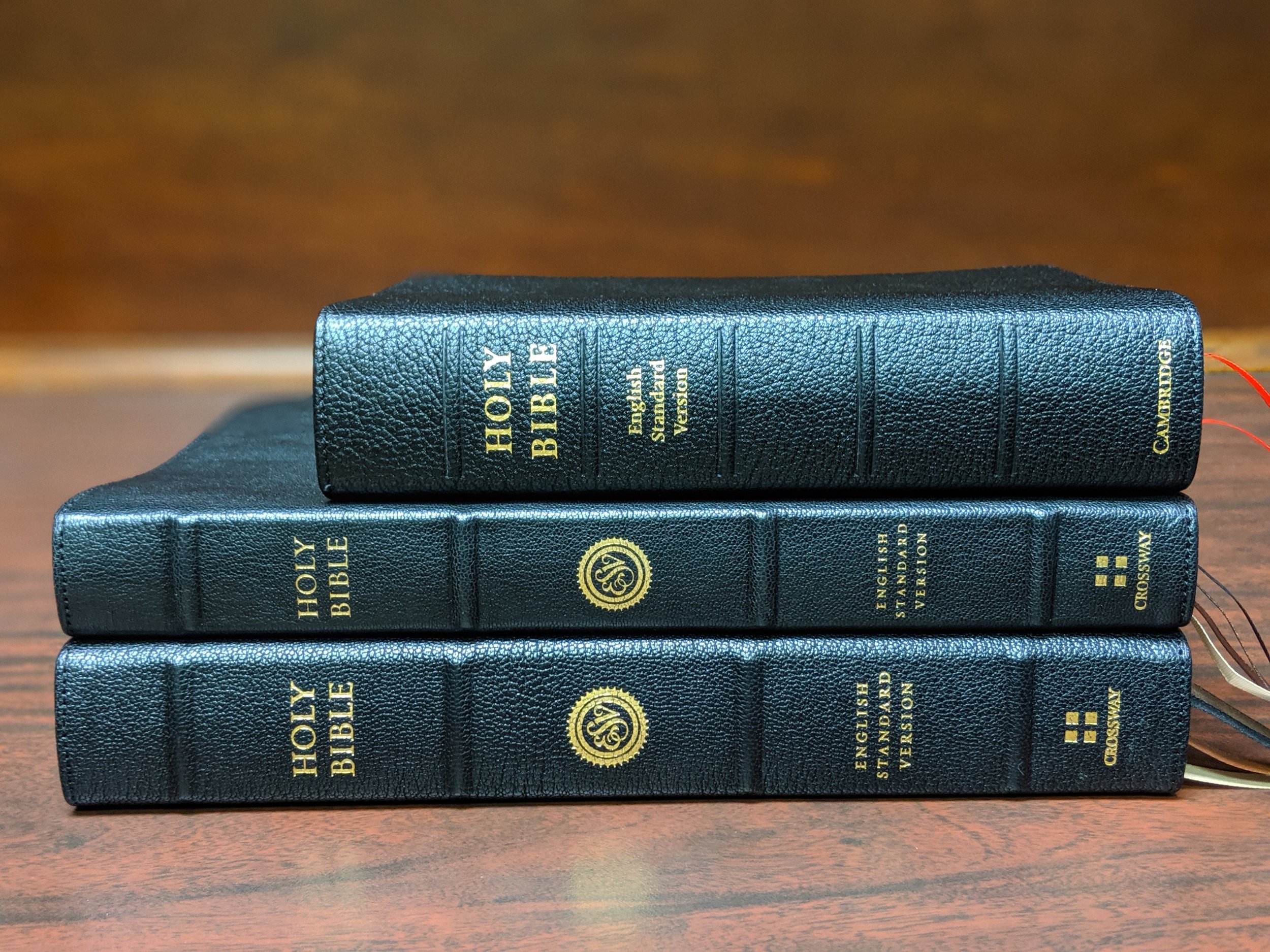 Clarion - top ESV Omega - middle Legacy - bottom