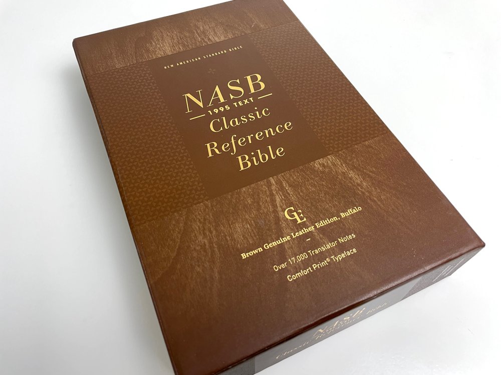 The Zondervan NASB Classic Reference Bible Brown — Cam Hyde