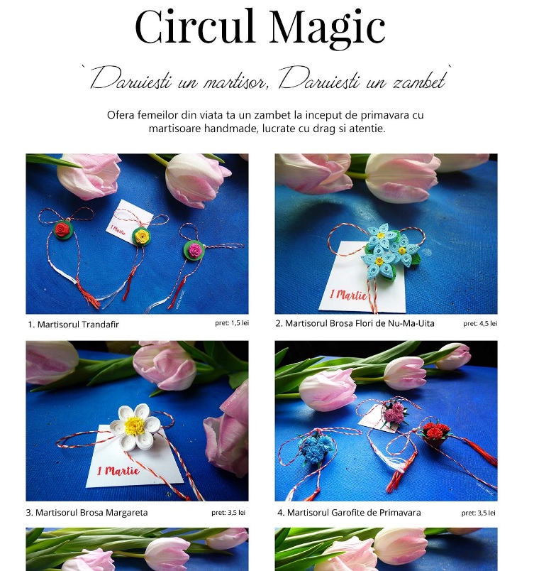 Example of Circul Magic's Digital Catalog for the Spring Collection