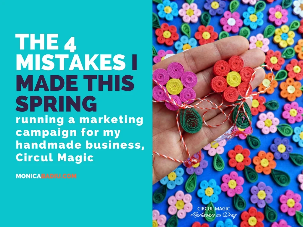HE ENTREPRENEUR JOURNAL #2: 4 MISTAKES THAT IMPACTED MY SALES THIS SPRING