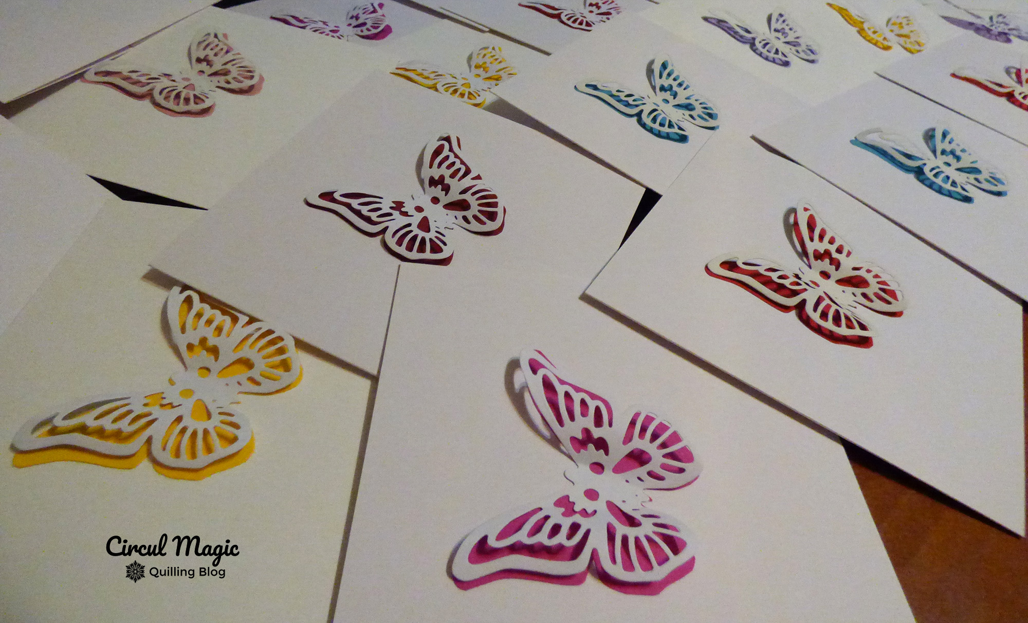 Thank You Cards: Paper Butterflies
