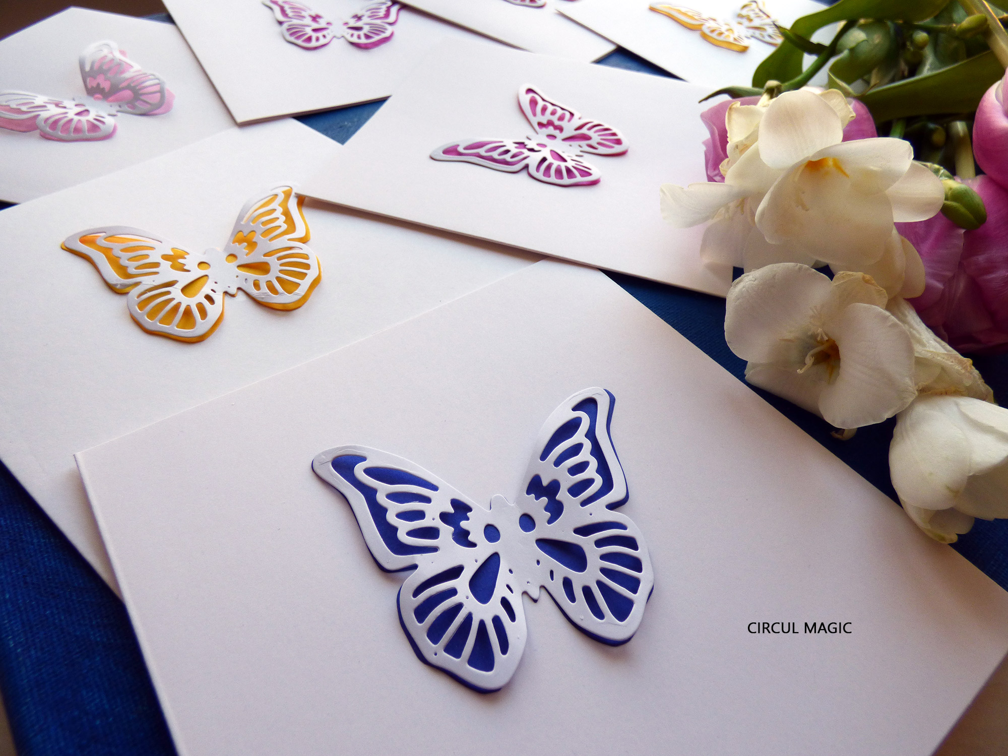 Thank You Cards: Paper Butterflies