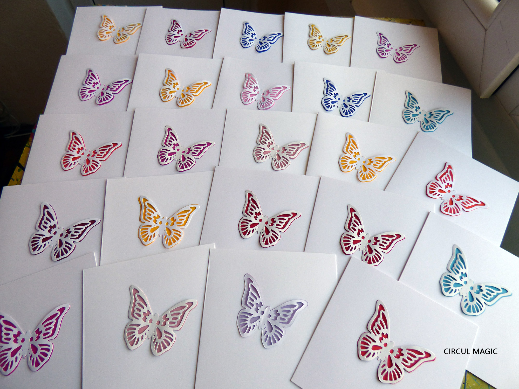 Thank You Cards: Paper Butterflies
