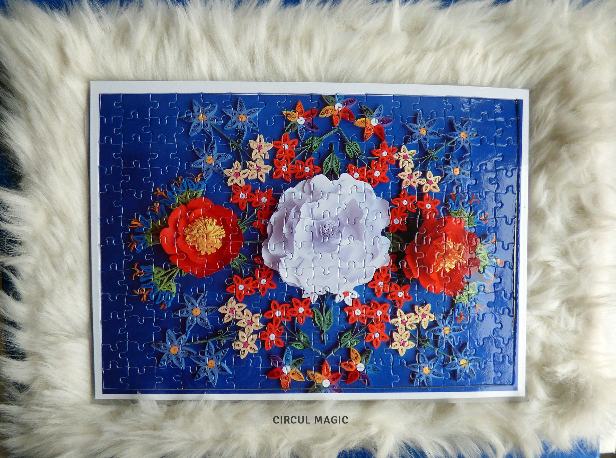 Custom Puzzles, Quilling Floral Mandala