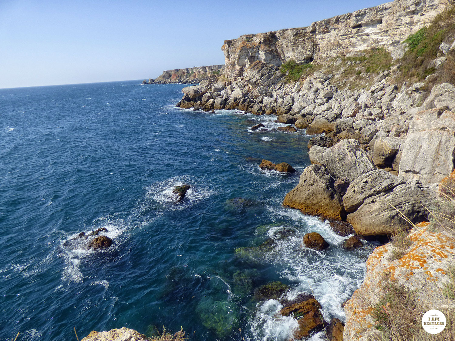3rd Time Is the Charm: The Bay, Waves & Seashell Fossils in Northern Bulgaria Seaside Tyulenovo Bench