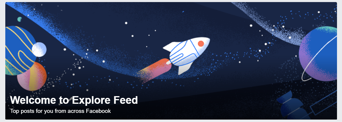 Cover image of Explore Feed on Facebook