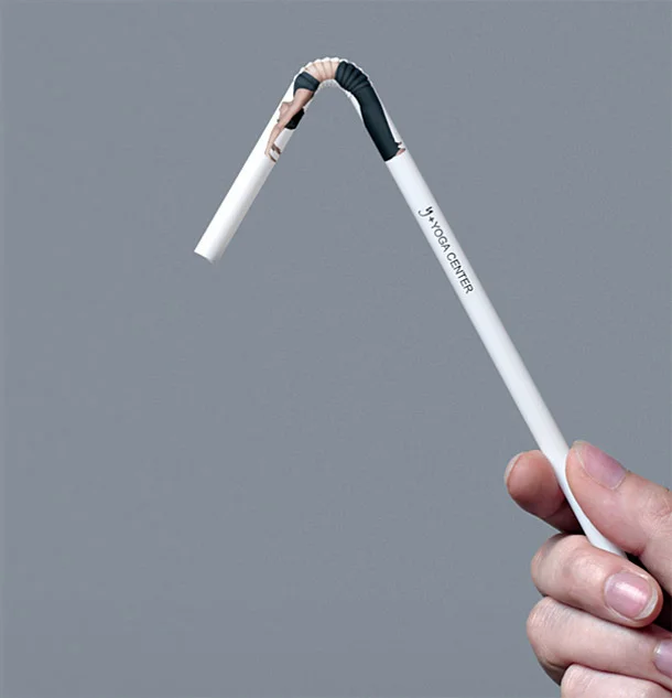 Yoga Straw for Yoga Center - Campaign by advertising Agency Leo Burnett, Shanghai, China