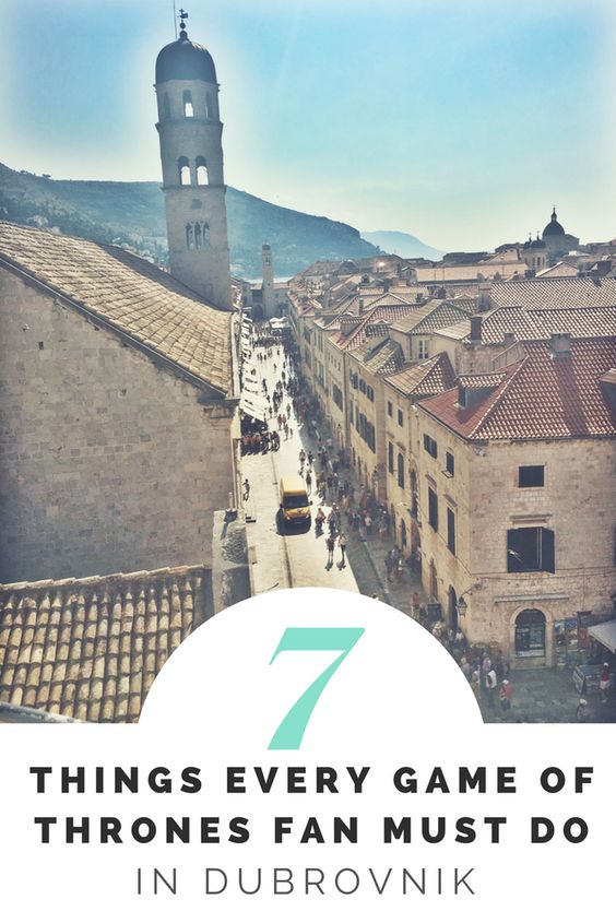 "The 7 Things Every Game of Thrones Fan Must Do In Dubrovnik: Whether you're a huge Game of Thrones fan, or just a casual one, follow these top tips to make sure you have a great trip to Westeros"