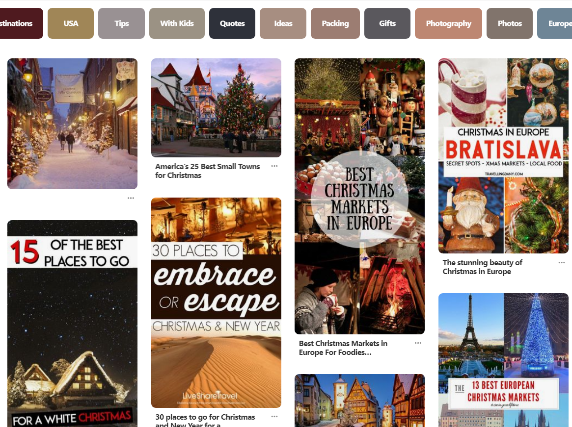 Pinterest Holiday travel webinar: Pins, planes, trains and automobiles