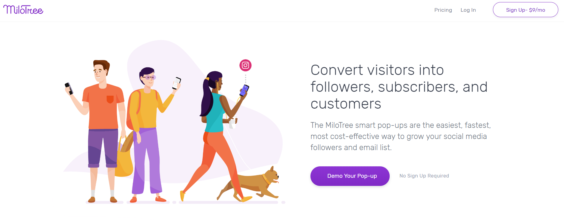milotree popup to grow pinterest following.png